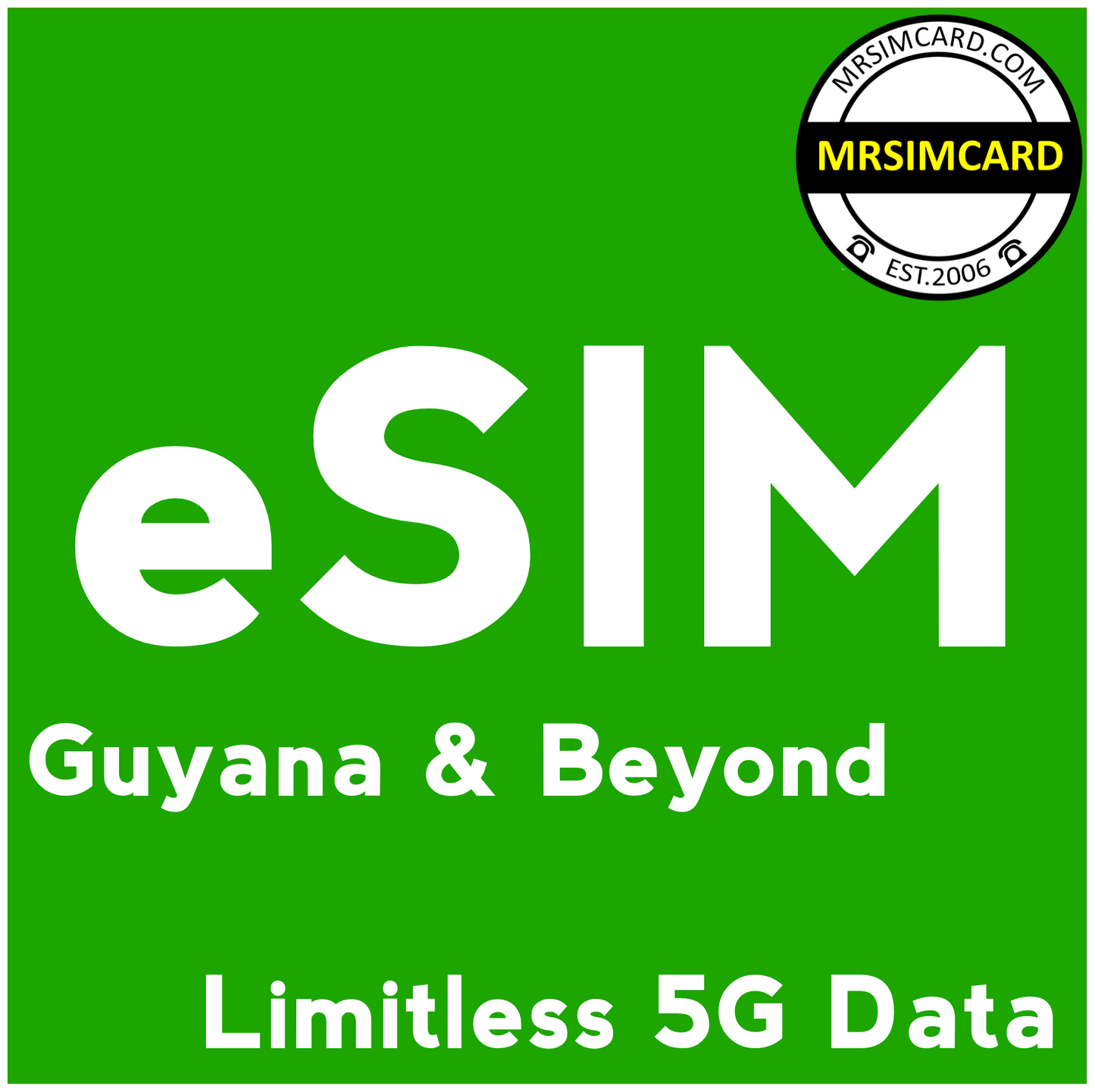 Guyana Data Only eSIM
