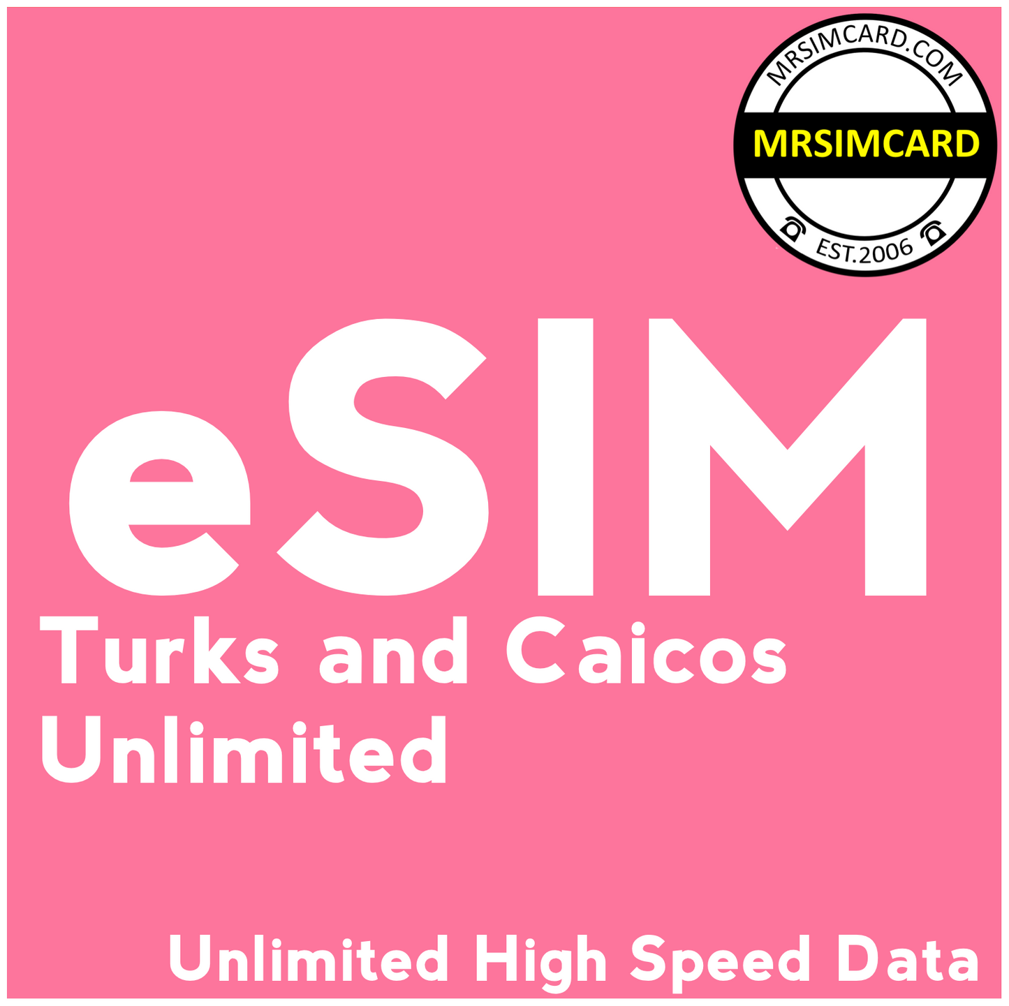 Turks & Caicos Unlimited Data Only eSIM