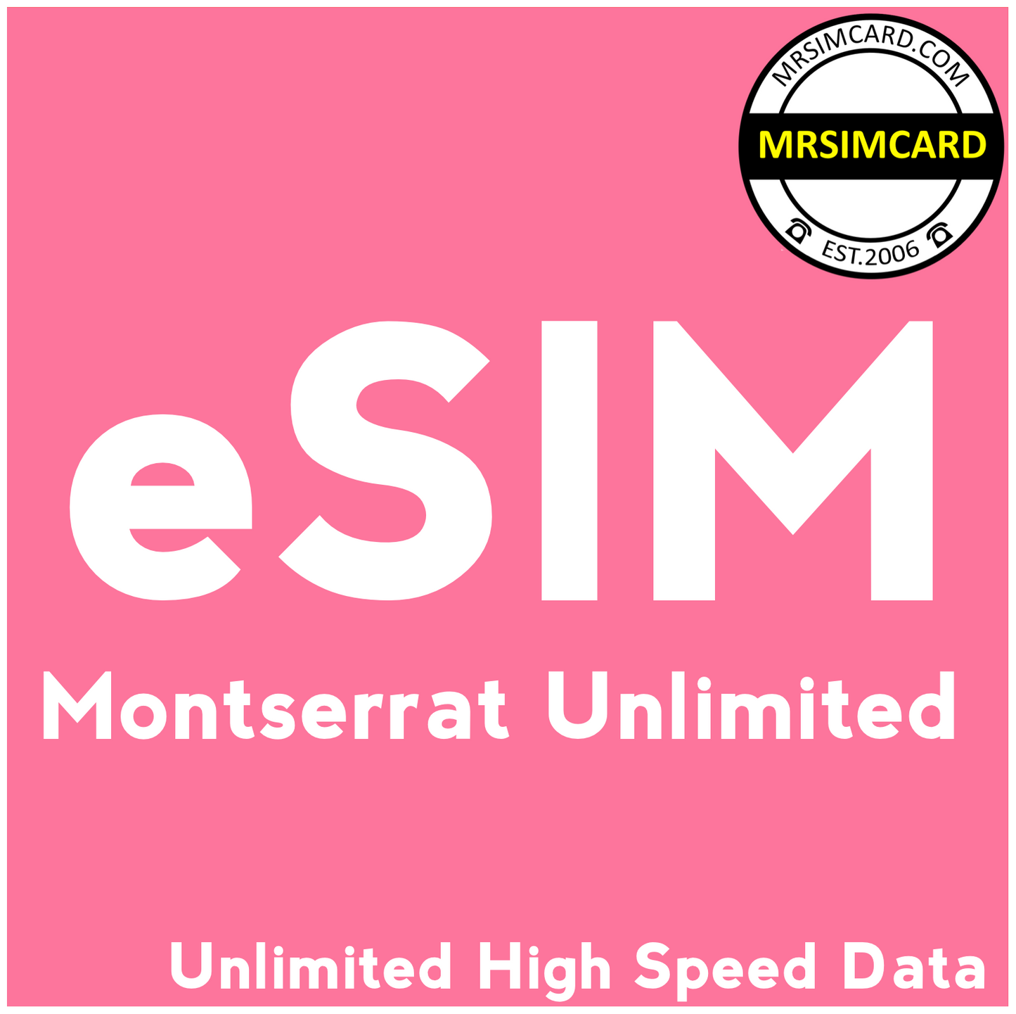 Montserrat Unlimited Data Only eSIM