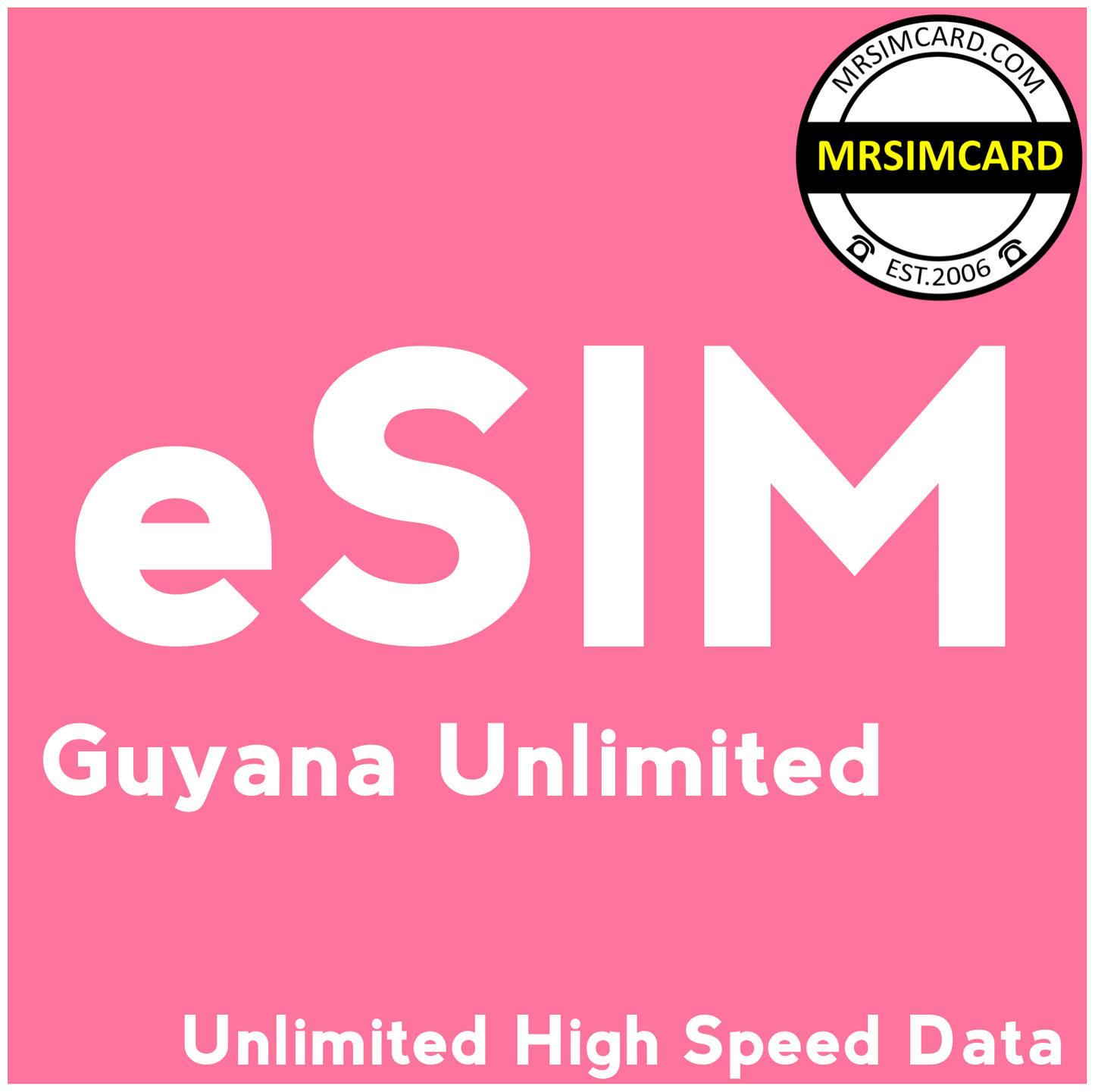 Guyana Unlimited Data Only eSIM