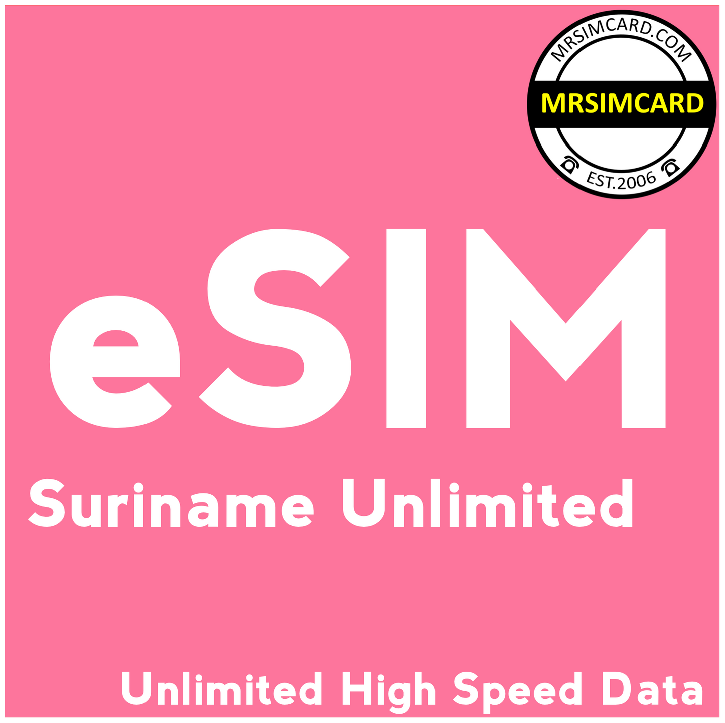 Suriname Unlimited Data Only eSIM