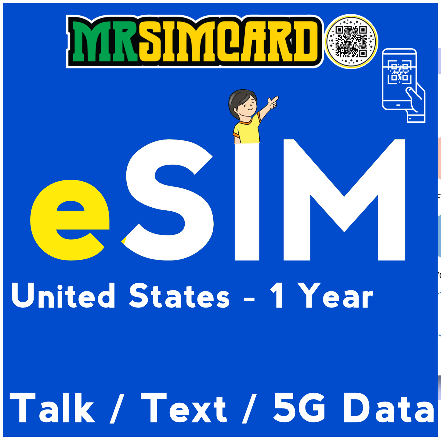 USA 12 Month Unlimited eSIM