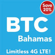 BTC Bahamas 7 Day Unlimited Sim - 3GB