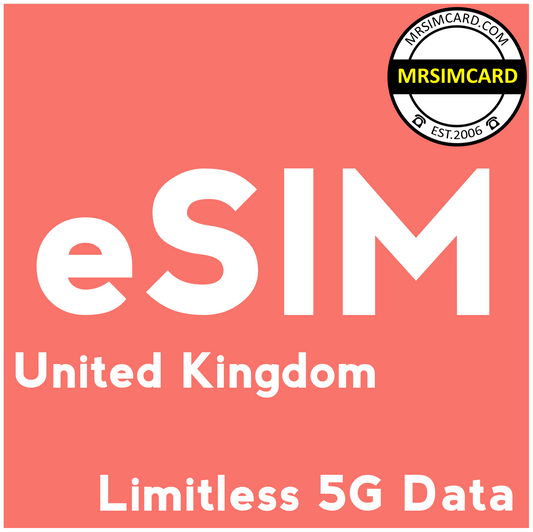 United Kingdom Data Only eSIM