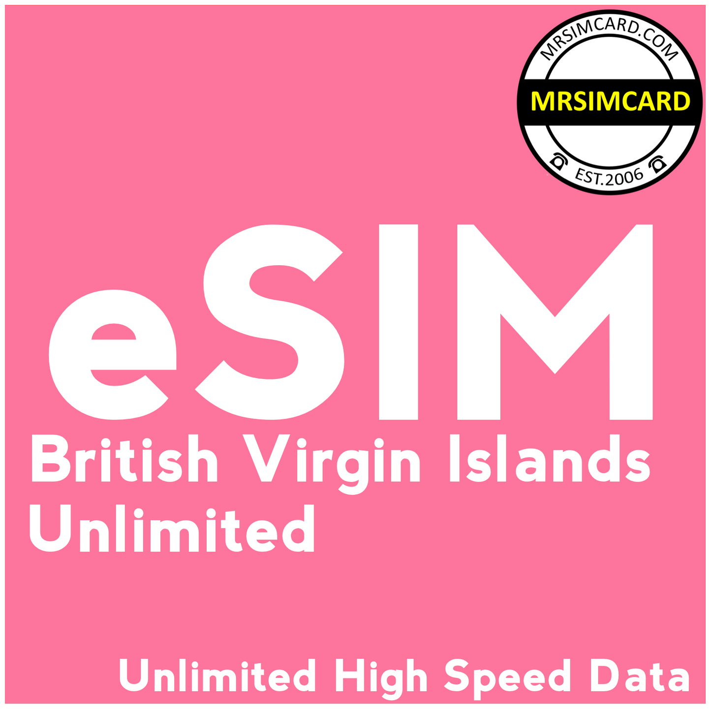 BVI Unlimited Data Only eSIM