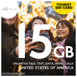 USA Sim Card - H2O Wireless Unlimited