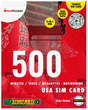 Red Pocket Mobile Sim Unlimited + 500MB
